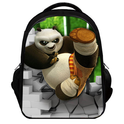 Kung Fu Panda Backpack Kids Youth Student High Capacity Waterproof ...