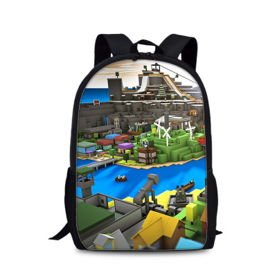 18‘’Roblox Backpack School Bag Black - Baganime