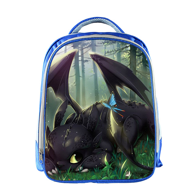 How to Train Your Dragon Backpack School Bag Blue - Baganime