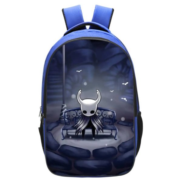 Hollow Knight Backpack School Bag Blue - Baganime