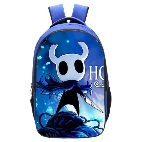 Hollow Knight Backpack School Bag Blue - Baganime