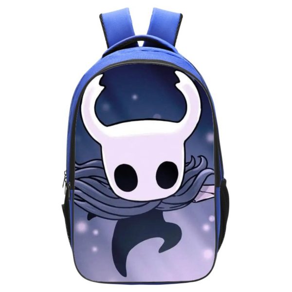 Hollow Knight Backpack School Bag Blue - Baganime