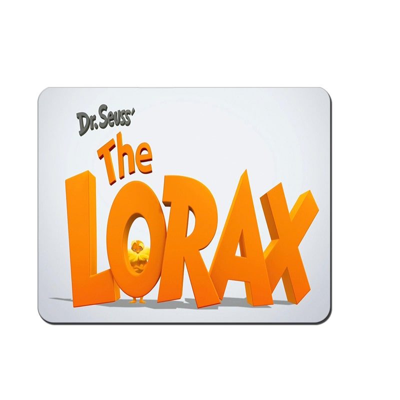 The Lorax Natural Rubber Washable Computer Game Mouse Pad - Baganime