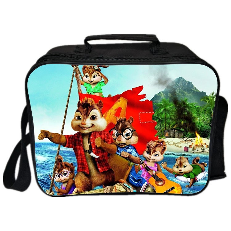 Alvin And The Chipmunks Lunch Bag Picnic Box Portable - Baganime